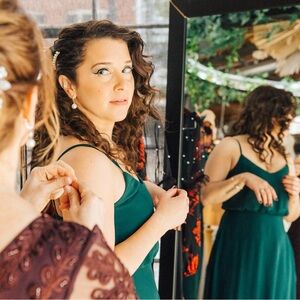 Birdy Grey Gwennie Dress in Chiffon Emerald